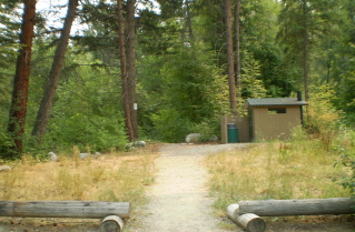 Start of the Naramata Creek Trail 2009-08.